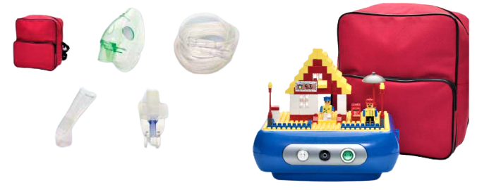 Compresor pediátrico con nebulizador Modelo Bloque