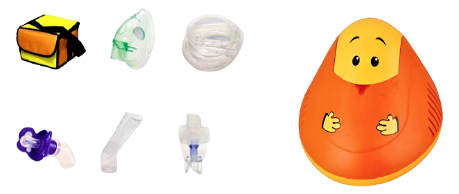 Compresor pediátrico con nebulizador Modelo Patito